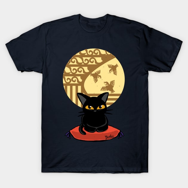 Circular window T-Shirt by BATKEI